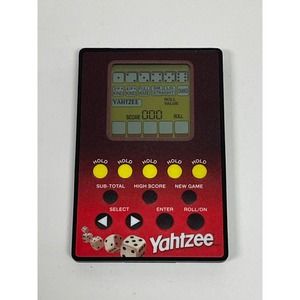 2004 Hasbro Yahtzee Credit Card Electronic Hand-Held Game NEW BATTERY & TESTED